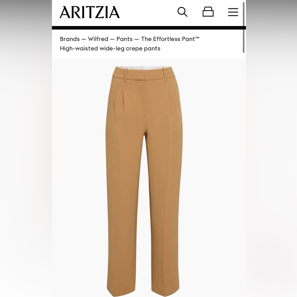 Aritzia Wilfred Effortless Pant size 8 - worn once!